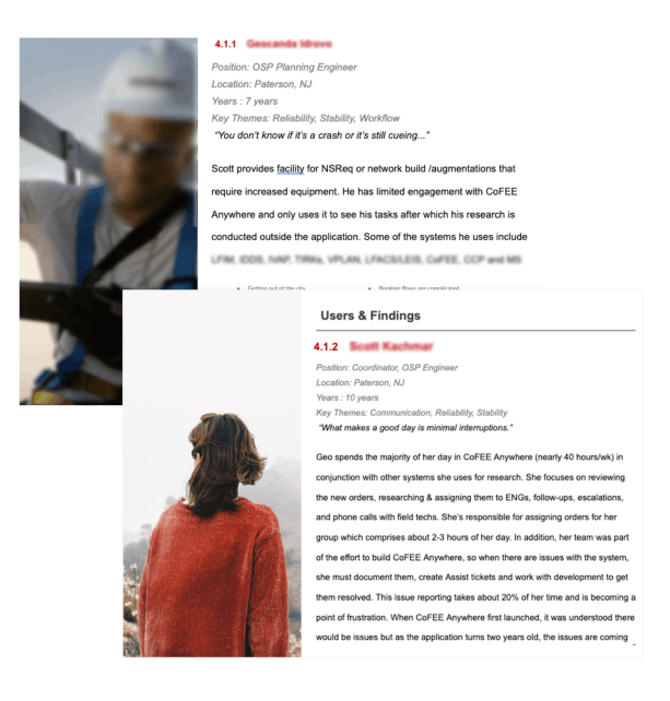 Network UX research